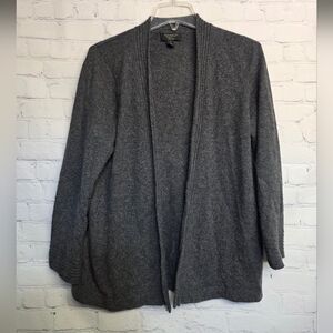 Charter Club Cashmere Gray Cardigan